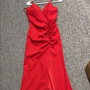 Prom dress, worn once. Slit down the leg, super comfy!!